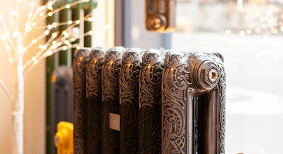 cast iron gold radiator